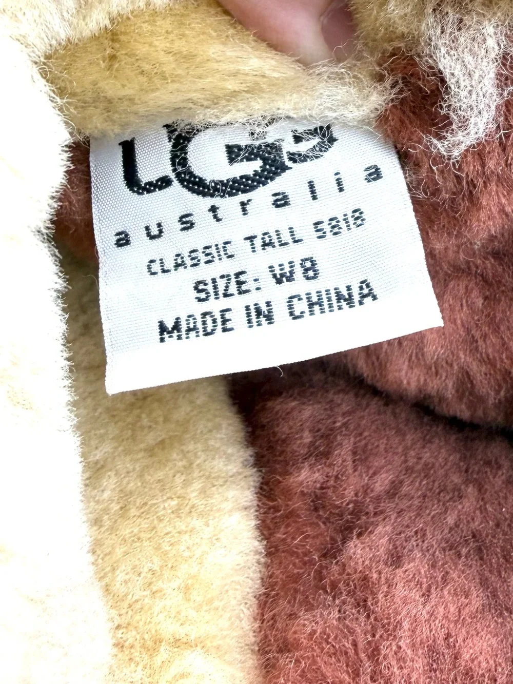 Ugg Australia Classic Tall Boot 5818 Brown Colorblock Patchwork Vintage 2000s